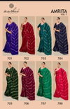 Amrita Vol 7 By Kashvi Dull Moss Printed Wholesale Daily Wear Sarees In India
